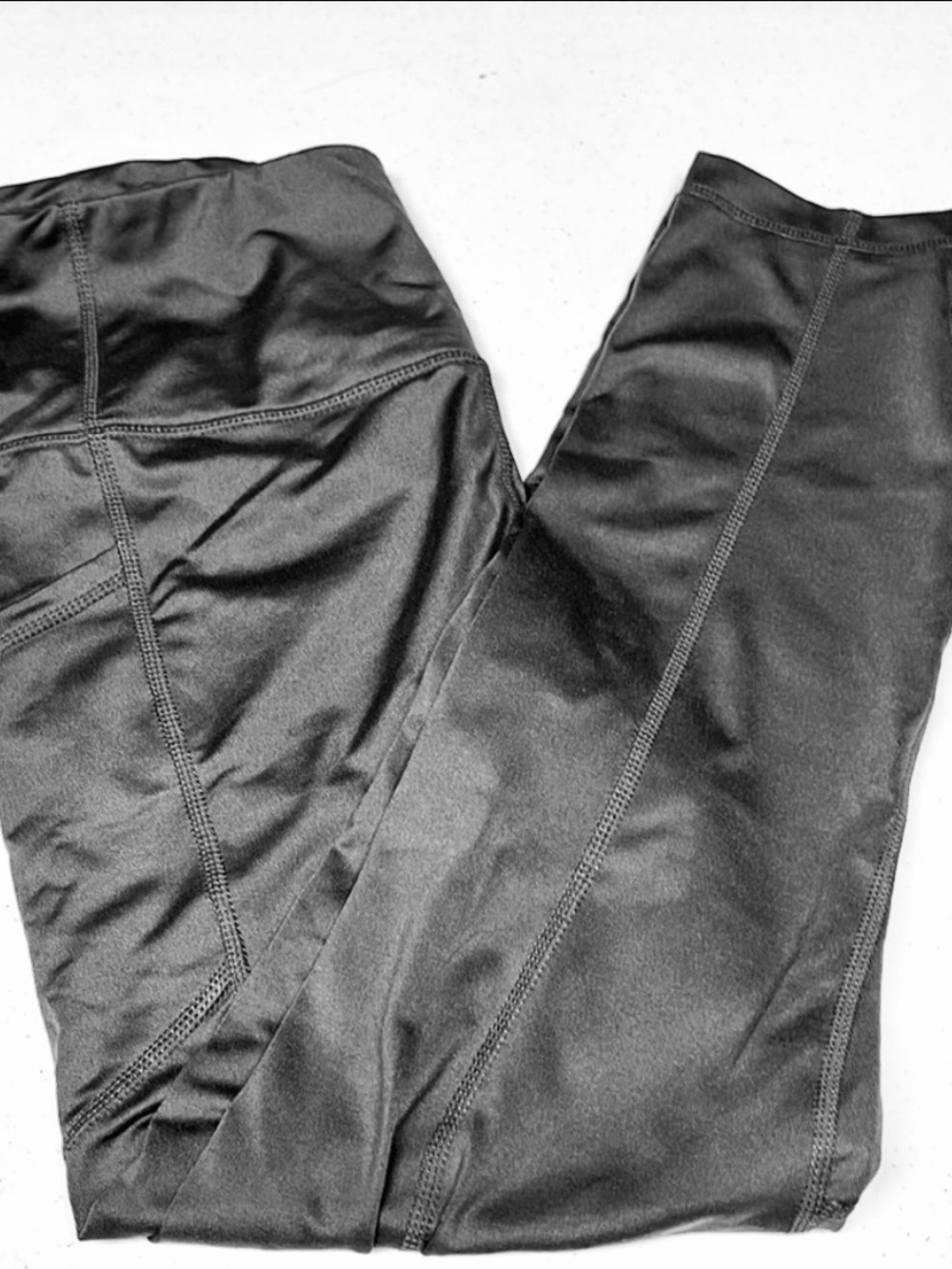 Velocity Gray Cropped Leggings